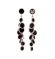 Earrings Chantecler Woman Paillettes in Rose Gold Diamante 0.07 Ct 42614 - 42614
